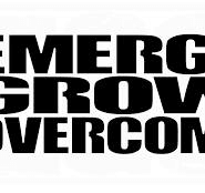EMERGE GROW OVERCOME logo